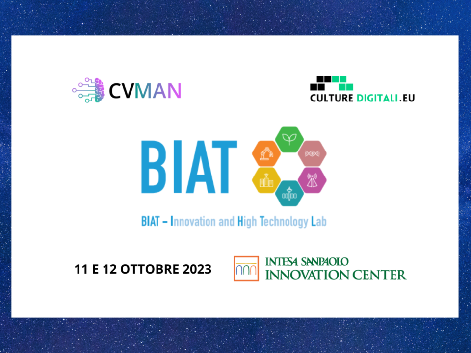 Culture Digitali presente al BIAT 2023 con CVMAN