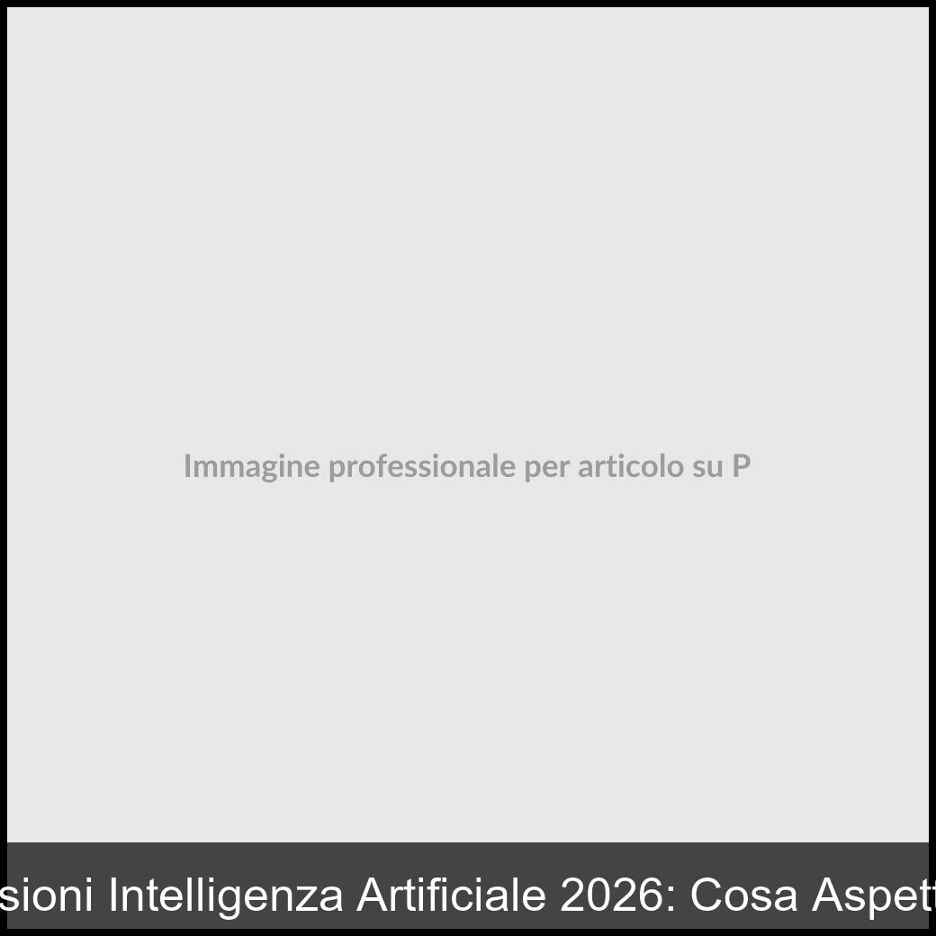 Previsioni Intelligenza Artificiale 2026: Cosa Aspettarsi?-1
