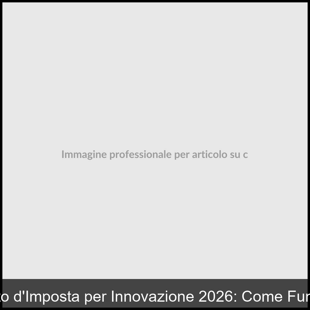 credito imposta innovazione 2026-1