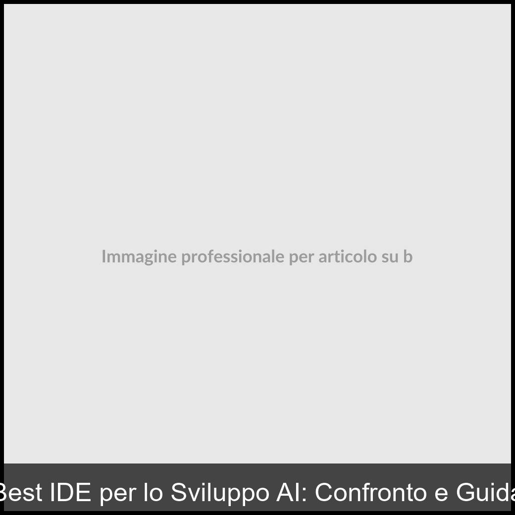 best ide ai development-1