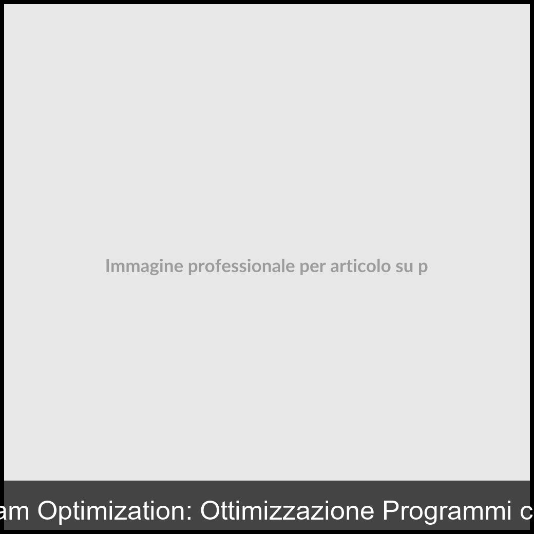 program optimization ai-1