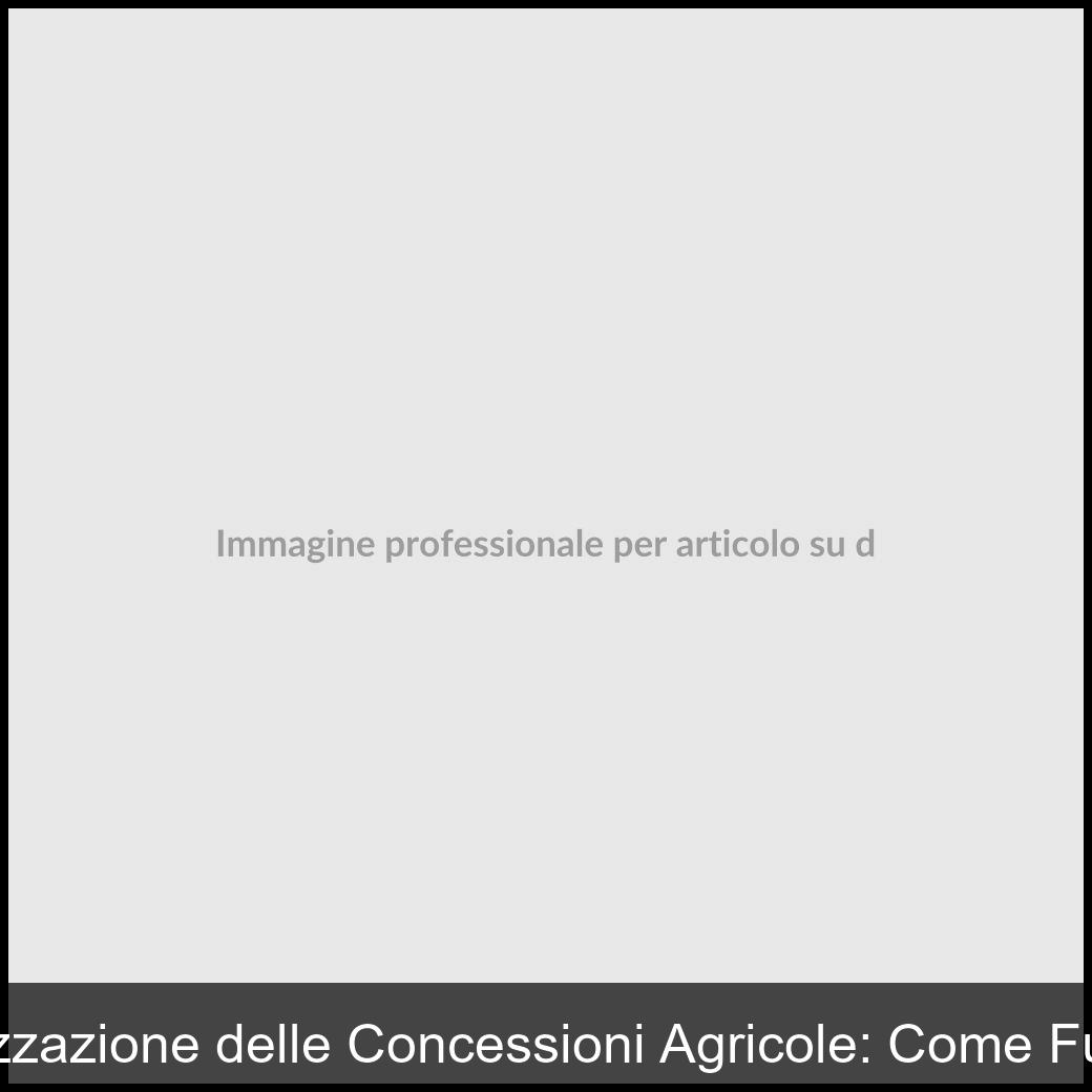 digitalizzazione concessioni agricole PA-1