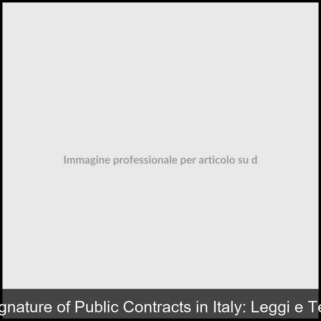digital signature contratti pubblici Italia-1
