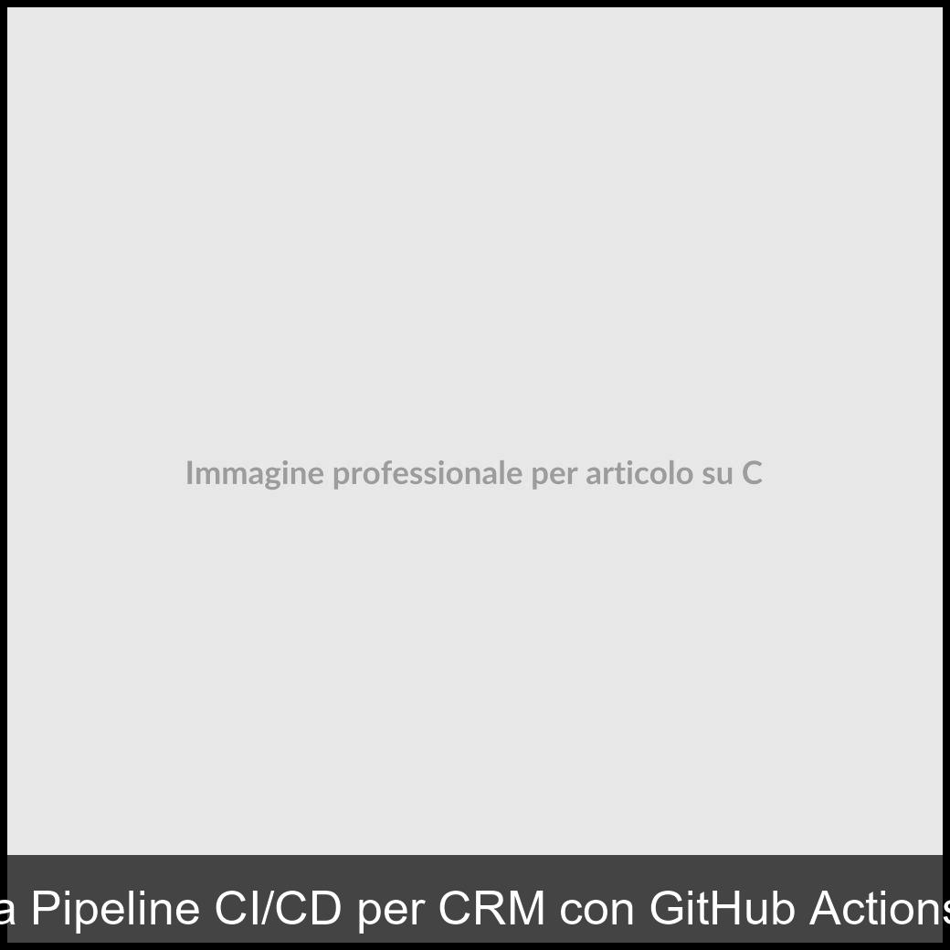 CI CD pipeline CRM GitHub Actions-1