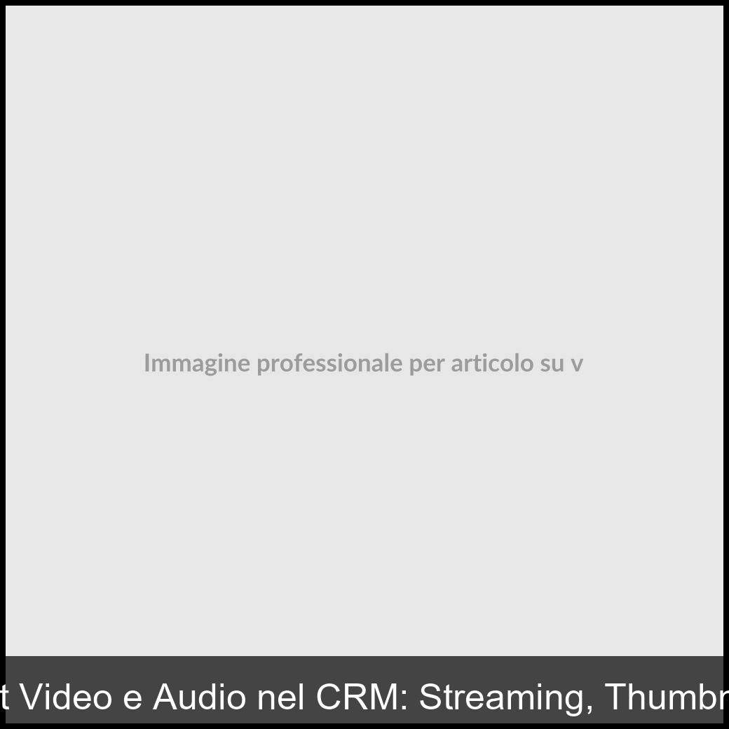 video audio asset management CRM-1